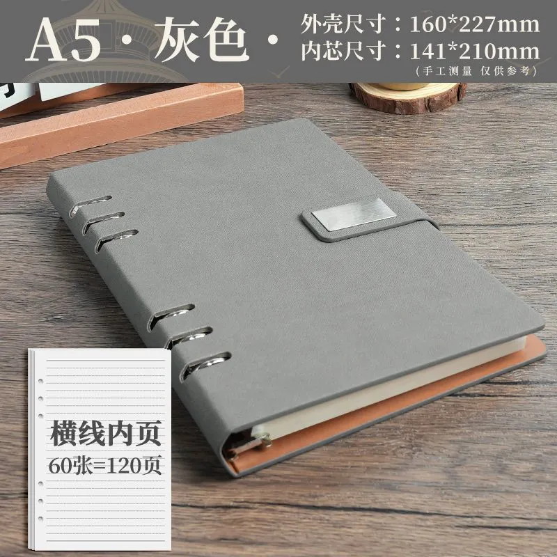Uudelleentäytettävä Loose Leaf Planner -muistikirja